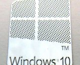 10 pieces of Microsoft Windows 10 Metal Sticker 16 x 23mm [882x10]
