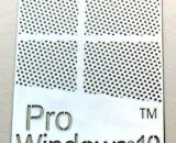 10 pieces of Microsoft Windows 10 Pro Metal Sticker 16 x 23mm [883x10]
