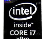 Original Intel Core i7 vPro Inside Sticker 16 x 21mm [884]
