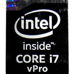 Original Intel Core i7 vPro Inside Sticker 16 x 21mm [884]