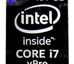10 pieces of Original Intel Core i7 vPro Inside Sticker 16 x 21mm [884x10]