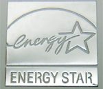 Energy Star Metal Sticker 18mm x 18mm [885]