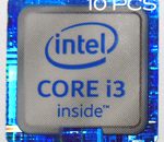 10 pieces of Original Intel Core i3 Inside Sticker 18mm x 18mm [886x10]