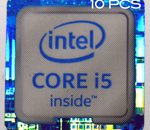 10 pieces of Original Intel Core i5 Inside Sticker 18mm x 18mm [887x10]
