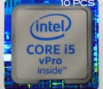 10 pieces of Original Intel Core i5 vPro Inside Sticker 18mm x 18mm [889x10]