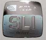 NVIDIA SLI READY metal sticker 20 20mm [899]