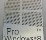 Microsoft Windows 8 Pro metal sticker 16mm x 23mm [900]