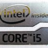 Intel Core i5 Inside metal Sticker 15.5 x 21mm [903]