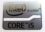 Intel Core i5 Inside metal Sticker 15.5 x 21mm [903]