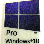 10 pieces of Microsoft Windows 10 Pro Sticker / Badge / Emblem 17 x 23mm [905x10]