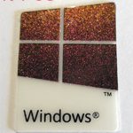 10 pieces of Microsoft Windows Sticker / Badge / Emblem 17 x 23mm [908x10]