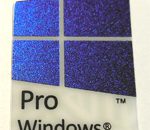 10 pieces of Microsoft Windows Pro Sticker / Badge / Emblem 17 x 23mm [909x10]
