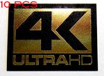 10 pieces of 4K Ultra HD Chrome PVC Sticker 16 x 20mm [913x10]