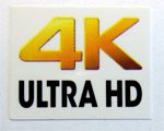 4K Ultra HD PVC Sticker 18 x 22mm [914]