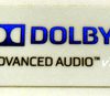 Dolby Advanced Audio v2 Sticker 12 x 21mm / 1/2" x 7/8" [918]