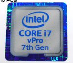 10 pieces of Intel Core i7 vPro  7th Gen Inside Sticker 18 x18mm / 11/16" x 11/16" [920x10]