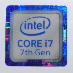 Intel Core i7 7th Gen Inside Sticker 18 x18mm / 11/16" x 11/16" [921]