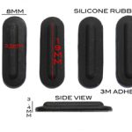 Thinkpad Rubber Feet Set for T440S,T450,T431S,T540,X250,X240,T540P,W540  [923]