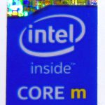 10 pieces of Original Intel Core m Inside Sticker 12 x 16mm / 1/2" x 5/8" [926x10]