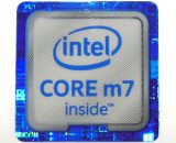 10 pieces of Original Intel Core m7 Inside Sticker 18 x 18mm / 11/16" x 11/16" [930x10]