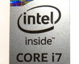 Original Intel Core i7 Inside Sticker in Silver 16 x 21mm / 5/8" x 7/8" [934]