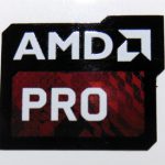 Original AMD PRO Sticker 16 x 20mm / 5/8" x 13/16" [945]
