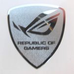 ASUS Republic of Gamers Metal sticker 27 x 30mm [949]