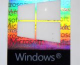 10 Pieces of Original Microsoft Hologram Sticker 17 x 23mm / 11/16" x 15/16" [960x10]