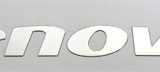 Lenovo Metal Sticker / Emblem / Badge 10 x 70mm  / 3/8" x 2 3/4"[961]
