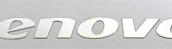 Lenovo Metal Sticker / Emblem / Badge 10 x 70mm  / 3/8" x 2 3/4"[961]