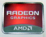 Original RADEON Graphics Sticker 14 x 16mm / 9/16" x 5/8" [963]