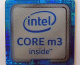 Original Intel Core m3  Sticker 14 x 14mm / 9/16" x 9/16" [965]
