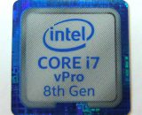 Original Intel Core i5 vPro 8th Gen Sticker 18 x 18mm / 11/16" x 11/16" [969]