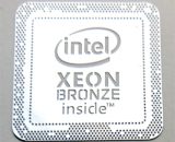 VATH made Intel XEON BRONZE inside metal Sticker 18 x 18mm / 11/16" x 11/16" [977]