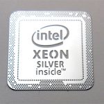 VATH made Intel XEON SILVER inside metal Sticker 18 x 18mm / 11/16″ x 11/16″ [978]