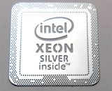 VATH made Intel XEON SILVER inside metal Sticker 18 x 18mm / 11/16″ x 11/16″ [978]