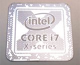VATH made Intel Core i7 X-Series metal Sticker 18 x 18mm / 11/16" x 11/16" [983]