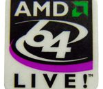 Original AMD 64 Live Sticker 19 x 21mm [155]