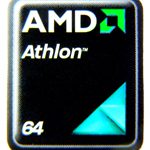 Original AMD Athlon 64 Sticker 18 x 21.5mm [37]