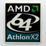 Original AMD Athlon 64 X2 Sticker 17 x 19mm  [552]