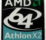 Original AMD Athlon 64 X2 Sticker 19 x 22mm Black Edition [367]