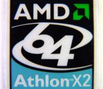 Original AMD Athlon 64 X2 Sticker 19 x 22mm [22]