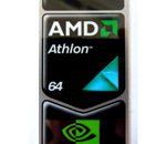 Original AMD Athlon 64 NVIDIA Combo Sticker 23.5 x 55.5mm [36]