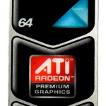 Original AMD Athlon X2 64 ATI Radeon Premium Signal Up Sticker 18 x 43.5mm [561]