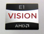 Original AMD E1 VISION Sticker 16.5 x 19.5mm [686]