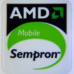 Original AMD Sempron Mobile Sticker 17 x 19mm [170]