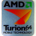 Original AMD Turion 64 Sticker 17 x 19mm [30]