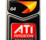 Original AMD Turion X2 Ultra 64 / ATI Radeon  4000 Series Sticker 18.5 x 43.5mm [425]
