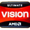 Original AMD Ultimate VISION Sticker 16.5mm x 20mm [288]