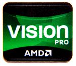 Original AMD VISION Pro Sticker 16.5mm x 20mm [345]